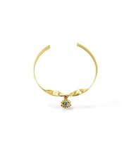 Göz Charm Kıvrımlı Çelik Kelepçe