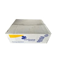 Canhome 240 Litre Siyah Hantal Konteyner Çöp Torbası - 100 x 150 Cm. - 600 Gr. - 10 Adetlik 10 Rulo