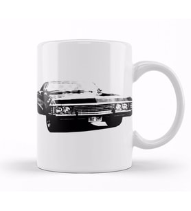 Supernatural 1967 Impala Kupa Bardak Porselen