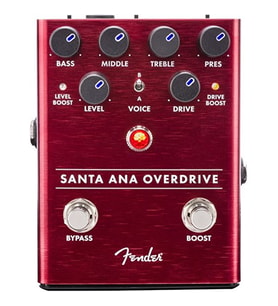 Fender 0234533000 Santa Ana Overdrive Pedalı FET Teknolojisi ile Tüplü Amfi Hissi Veren Dinamik Overdrive