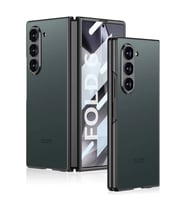 Galaxy Z Fold 6 Kılıf Titanyum Metal Tasarımlı Zore Kıpta Caz Kapak