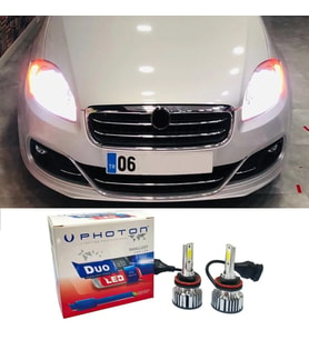 Fiat Linea Led Xenon Uzun Far Ampulü H1 Duo Yeni Seri Beyaz