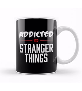Addicted To Stranger Things Kupa Bardak Porselen