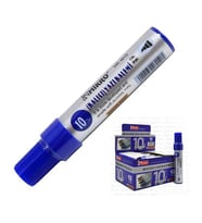 Permanent Markör Marker Kesik Uçlu Koli Kalemi Mavi 10 mm Mr-6010 1 Adet