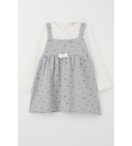 Breeze Kız Çocuk Uzun Kollu Elbise Kalp & Kazayağı Desenli 1.5-5 Yaş, Buz Mavisi