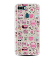 Oppo A5S A15 A16 A54 A55 A73 A74 Kılıf Desemli Silikon Donut Flamingo 1415