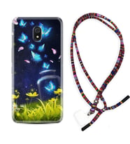 Xiaomi Redmi 8A 8 Pro 9C 9T 10C 11T Pro Kılıf Boyun Asklı Rasta Silikon Neon Butterflys 1309