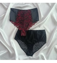 Kadın Yüksek Bel 2'li Paket Slip Külot BB2176