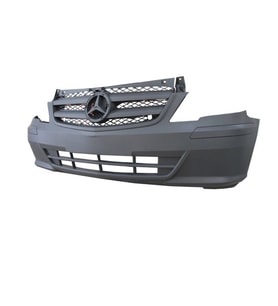 MERCEDES VITO- W639- 11/14; ÖN TAMPON KOYU GRİ (SİS DELİKSİZ (KENDİNDEN PANJURLU)(BANTLI) (İTALYA)