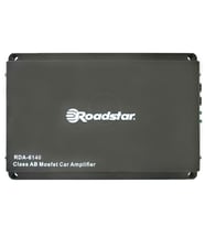 Roadstar RDA 6140 4 Kanal AB Klass Amfi 3000W 4x60W RMS Yeni Seri (Siyah)