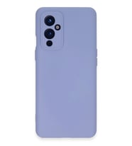 Newface One Plus 9 Kılıf Nano içi Kadife Silikon - Lila