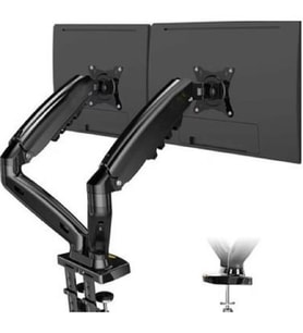 DY-02 PROFESYONEL AMORTİSÖRLÜ ÇİFTLİ MONİTÖR ASKI KOLU 17" - 32"