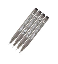 Teknik Çizim Kalemi 0.1 - 0.3 - 0.5 - 0.7 Mm Siyah 4 Lü Set Artline Drawing Teknik Çizim Kalemi