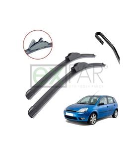 FORD FİESTA ÖN CAM SİLECEK SÜPÜRGESİ TAKIMI 2002 - 2008 MODEL FİESTA ÖN SİLECEK SAĞ SOL