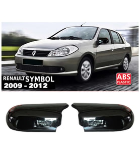 Renault Symbol 2 Batman Yarasa Ayna Kapağı Piona Black ABS 2009 2010 2011 2012