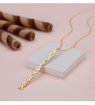 925 Ayar Gümüş İsimli Trend Kolye