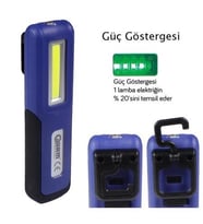Arm Esen99 Şarjlı Led El Lambası Mıknatıslı Fener 3W 240Lumen