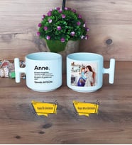 Anneye Hediye Kupa Bardak T Fotoğraflı Doğum Günü Hediyesi