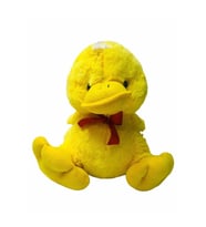 Sevimli Peluş Oturan Ördek 40 Cm (Çok Renkli)