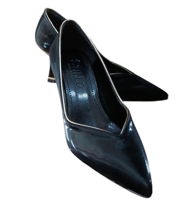 Stillo 508 Kadın Kadeh Ökçe Kapalı Stiletto (Siyah)