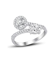 Yanları Pırıltılı Taşlarla Süslenmiş Çapraz Model Sky Diamond