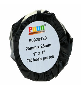 PUUN®Dymo Lw S0929120 Çok Amaçlı Muadil Adres Etıketı 750 Etiket/paket 25MM x 25M Labelwriter LW310, LW320, LW330, LW400, (Çok Renkli)