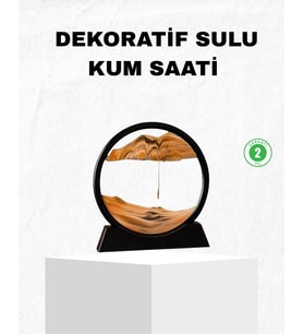 Dekoratif Kum Saati – Şık Masa Üstü Aksesuar, Dayanıklı Malzeme, Modern Ve Klasik Tasarım