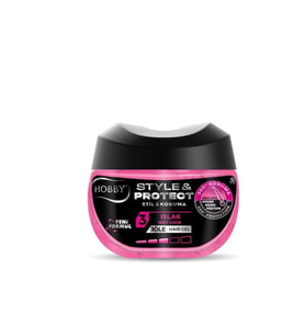 Hobby Style & Protect wet look  Jöle 400 ml pembe ıslak