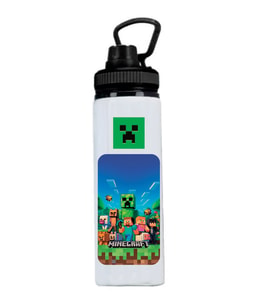 Minecrafttt Baskılı Metal Suluk 800ml.