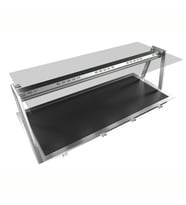 Electrolux Professional D04C4O Drop-ın Tempered Glass Top, 4gn Wıth A Type Overshelf Wıth Hot Lamps ,341182