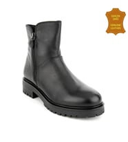 Hush Puppies Eretria 725029 Gerçek Deri, Anatomik, Kadın Bot Siyah