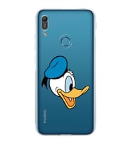 Huawei Y6 Pro 2019  Kamera korumalı Kapak Donald Duck Tasarımlı  Şeffaf Kılıf