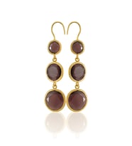 Kadir Jewellery 22 Ayar Altın Kaplama Vintage Küpe -El İşçiliği Ve Hipoalerjenik Küpe