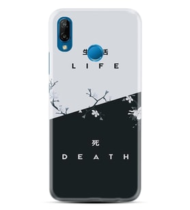 Huawei P20 Lite Mate 10 20 Lite Pro P40 Lite KılıfDesemli Silikon Life and Death 1339