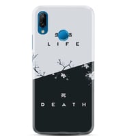 Huawei P20 Lite Mate 10 20 Lite Pro P40 Lite KılıfDesemli Silikon Life and Death 1339