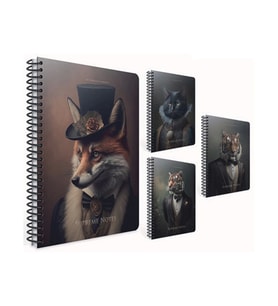GIPTA SUPREME NOTES SPİRALLİ SERT KAPAK 17x24 120YP. KARELİ DEFTER