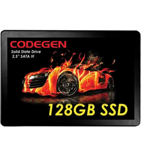 CODEGEN 128GB CDG-128GB-SSD25 560- 500MB/s SSD SATA-3 Disk