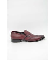 Oggi 013700-60 Kösele Erkek Klasik Ayakkabı - BORDO