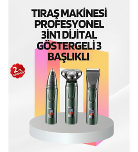 Kablosuz Şarjlı Çok Amaçlı Tıraş Makinesi