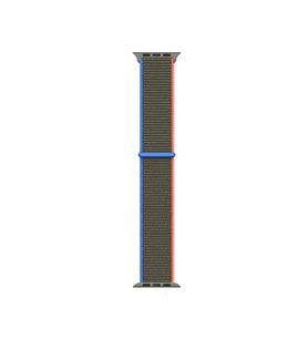 Apple Watch Ultra 49mm Uyumlu Kordon Hasır Örgü Kumaş Band-03 Strap Kayış