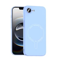 iPhone 16E Kılıf M-Safe Şarj Özellikli Kamera Korumalı Elio Sert PC Kılıf