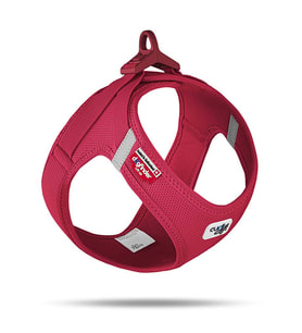Curli Vest Göğüs Tasması Clasp Air-Mesh Kırmızı 3XS
