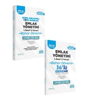 Emsal Yayınları Aöf Güncel Baskı Emlak Yönetimi 1.sınıf 2.yarıyıl Bahar Dönemi Konu Anlatımlı Soru Bankası (Çok Renkli)