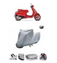 Vespa Primavera 50 RED  Su Geçirmez Motosiklet Brandası ARKA ÇANTA UYUMLU