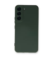 Samsung Galaxy S23 Plus Kılıf Nano içi Kadife Silikon - Koyu Yeşil