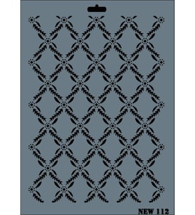 Rich New Seri N-112 Stencil 35x25 cm