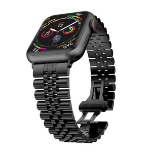 Ally Apple Watch 7-8 45mm 6-5-4 44mm Kayış Kordon Paslanmaz Çelik 3 Bakla 3-2-1 4 - HPSBYI4389-8