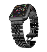 Ally Apple Watch 7-8 45mm 6-5-4 44mm Kayış Kordon Paslanmaz Çelik 3 Bakla 3-2-1 4 - HPSBYI4389-8