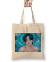Bts Blue Gray Bez Çanta Uzun Saplı