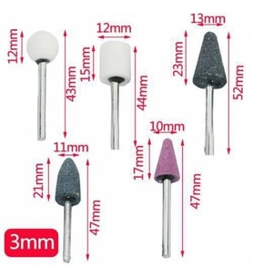 Mini Taş Zımpara Matkap Ucu Seti 10 Parça